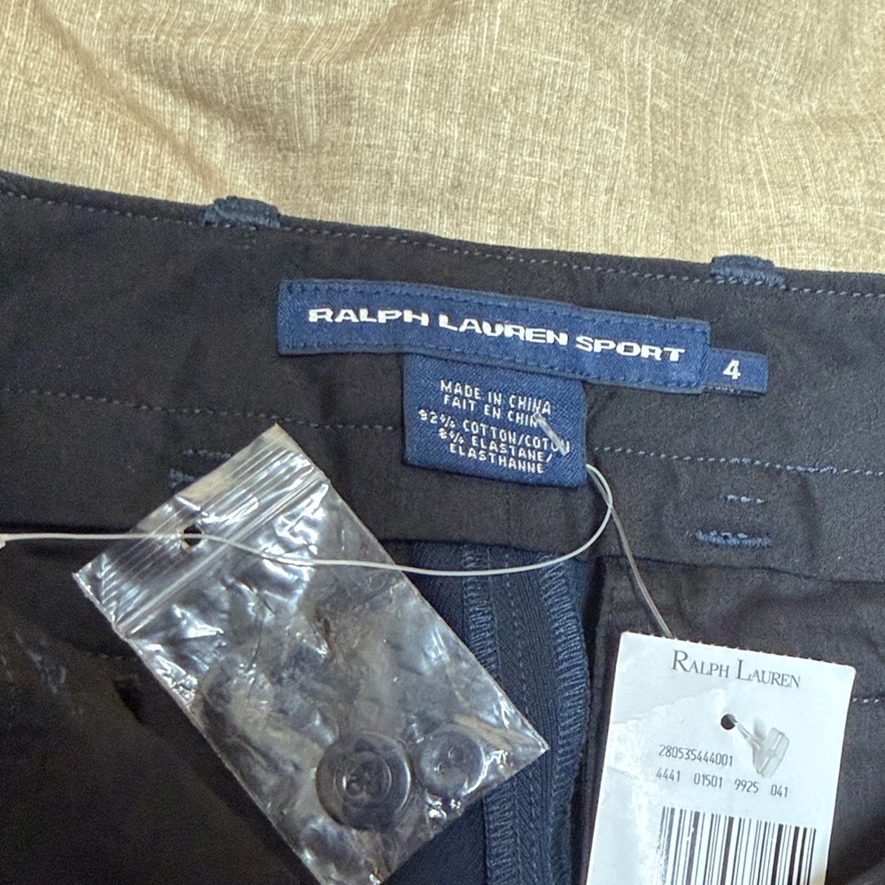 NWT Women’s Ralph Lauren Sport Equestrian Riding Pants Suede patches 4 Breeches - Picture 2 of 10